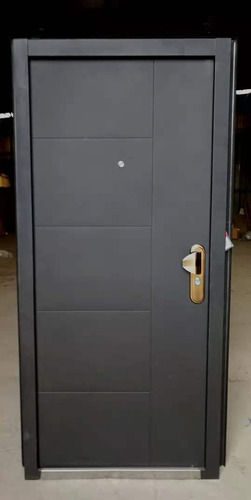 Imagen 4 de 5 de Puerta Multianclaje De Seguridad Ignifuga Negra
