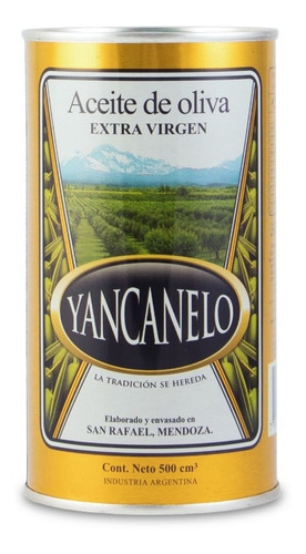 Aceite De Oliva Extra Virgen Yancanelo Lata 500 Ml X 3 U