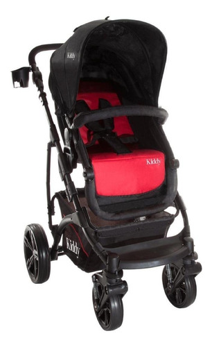 Cochecito de paseo Kiddy Explorer rojo con chasis color negro