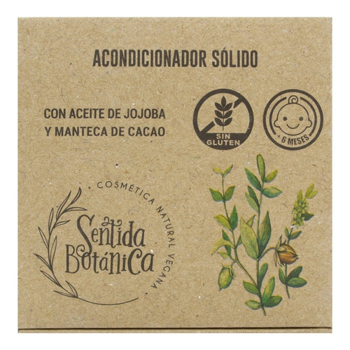 Sentida Botánica Acondicionador Solido Natural Vegano 6c