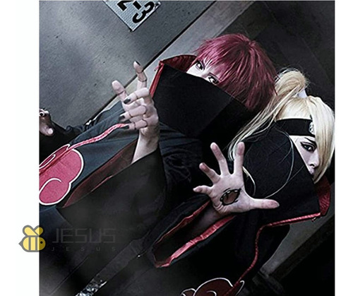Capa Akatsuki Cosplay Conjunto Ninja/ Naruto Shipudden