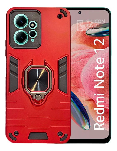 Carcasa Para Xiaomi Redmi Note 12 4g Antigolpe Anillo 