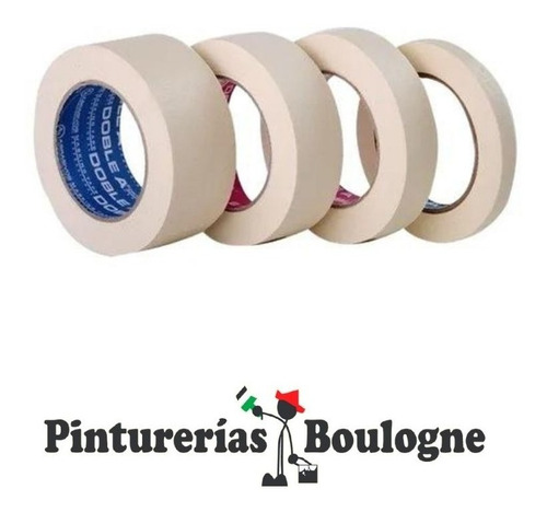 Cinta De Papel Enmascarar Doble A. 12mm. Pintureria Boulogne