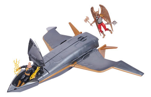Black Adam Hawk Cruiser Set De Juego Con 2 Figuras Coleccion