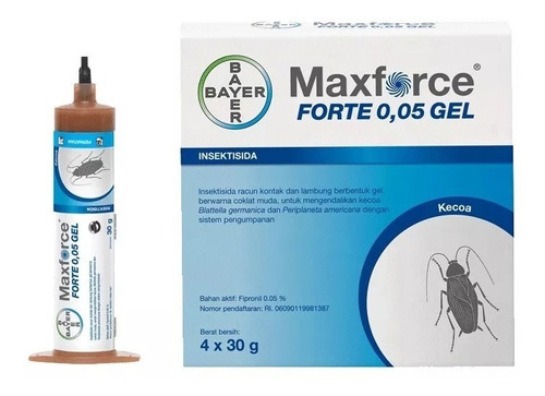 Jeringa Maxforce Mata Cucarachas Gel De Bayer 30 Grs