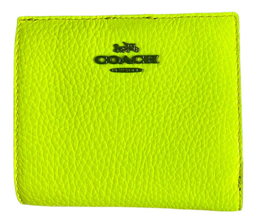 Cartera Coach Nueva Amarillo Limón