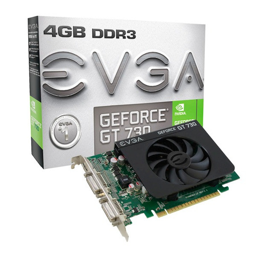 Tarjeta Aceleradora Grafica De Video Evga Gt 730 4gb Ddr3