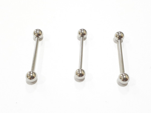 Piercing De Língua Em Aço Inoxidável Atacado 12 Peças