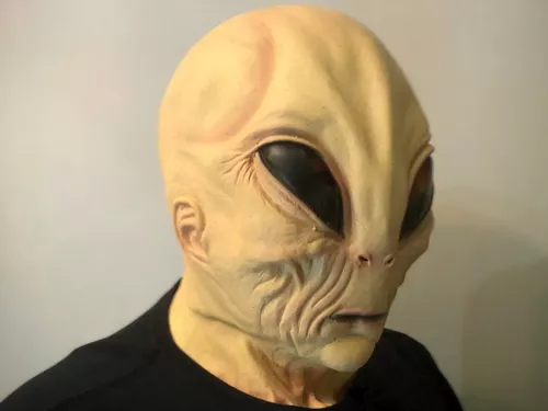 MÁSCARA ALIEN ALIENÍGENA E.T REALISTA COSPLAY – H2L COSPLAY