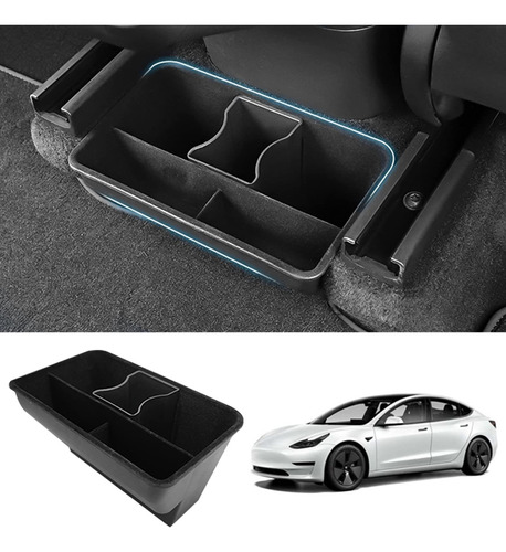 Apto Para Tesla Model Caja Almacenamiento Debajo