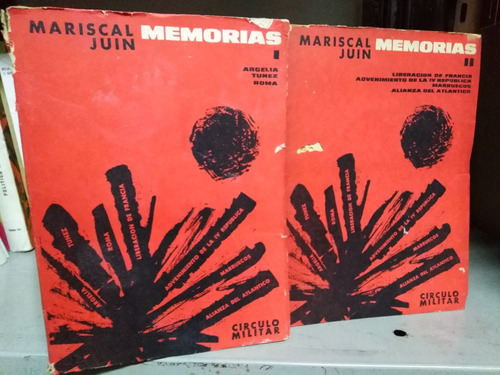 Memorias 2 Tomos - Mariscal Juin