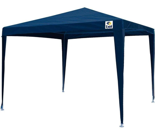 Tenda Gazebo Barraca 2x2m Azul Bel Fix Montavel Praia Sol