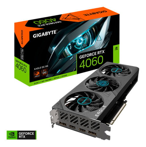 T/video Geforce Rtx 4060 Eagle Oc 8g Gddr6 Pci-e 4.0 Hdmi Dp