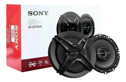 Parlantes Sony Xs-gtf1639 6.5  16cm 3 Vías 270w/40rms