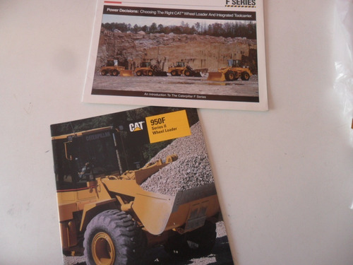 Cat 950 Caterpillar Folleto Cargadora Cat Tractor No Manual