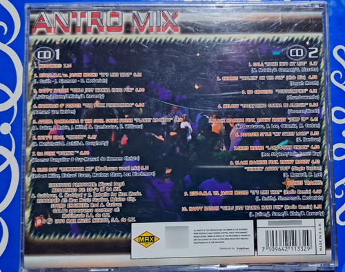 Antro Mix Varios Grupos 2 Cds Estándar (Usado)