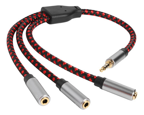 Cable De Extensión Divisor De Audio 3,5mm 1 Macho A 3