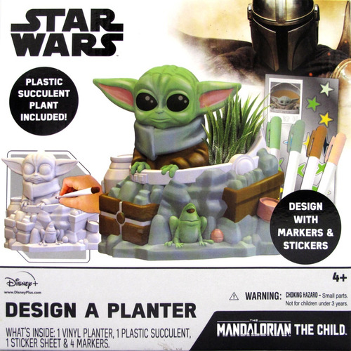 Mandalorian The Child Design A Planter - Tara Toys
