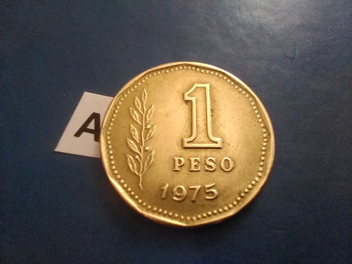 Monedas Argentinas 1 Peso Año 1975