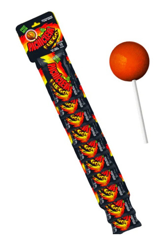 10 Piezas Pachicleta Fuego Paletas Extra Chile Chicle Dulces