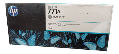 Cartucho De Tinta Hp 771a Light Gray Original Caducado 24