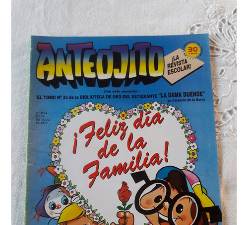 Revista Anteojito N° 1544 11/10/1994 Lamina Picaflor