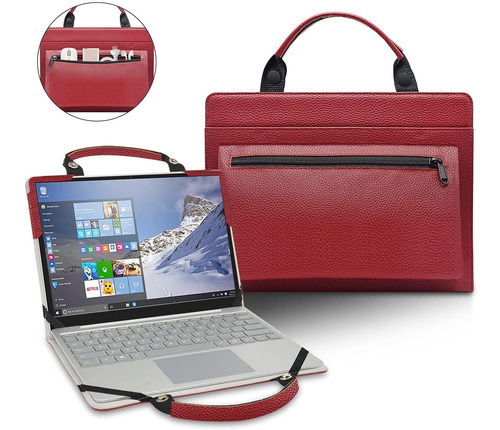 Funda Estuche Para Laptop Samsung 9 Pro 13  Bolsillo | Rojo