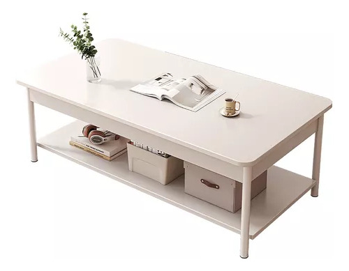 Mesa De Centro Minimalista Moderna De Madera Para Sala H358