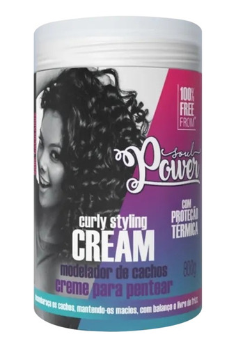 Soul Power Crema De Peinar Curly Modelador Rulos Define 800g