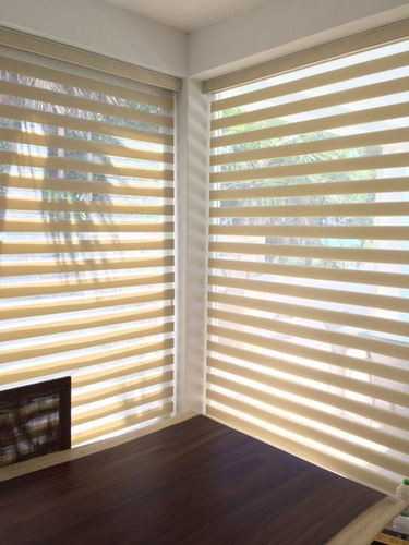 Persiana Sheer Elegance Modelo Duo Wood Line.