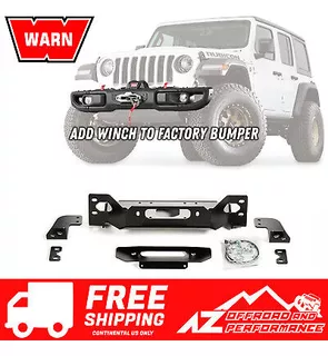 Warn Oe Steel Bumper Winch Plate For '18-up Jeep Wrangle Zzf