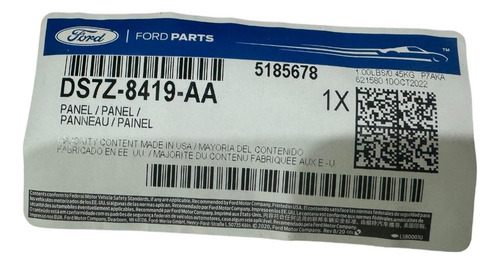 Moldura Cromo Parrilla Ford Fusión 2013 2016 Original