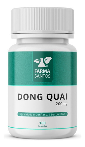 Dong Quai 200mg 180 Cápsulas Sabor Sem Sabor