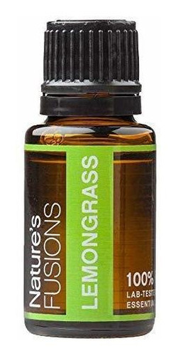 Aromaterapia Aceites - Nature's Fusions Lemongrass, 100% Pur