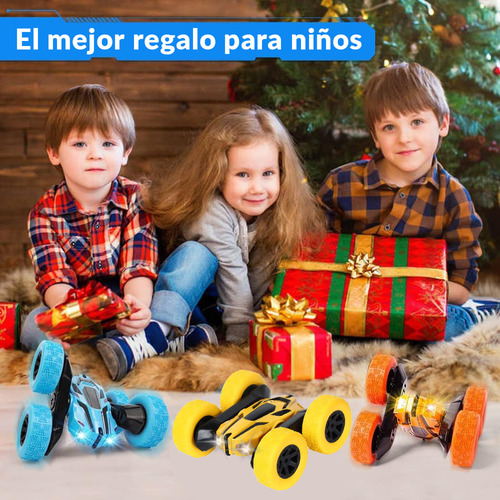 Carro De Control Remoto Deriva Rotación De 360 Grados Con Música Y Luz Color Amarillo ZL-928-7 CNZLING