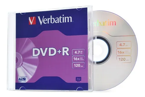 Disco DVDR VERBATIM 95059 Disco DVD-R VERBATIM DVDR 1 120 Min - Código: 95059 1PZA | Compra en Guadalajara