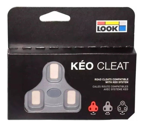 Taco Pedal Speed Look Keo Cinza Float 4.5º Taquinho Ciclismo