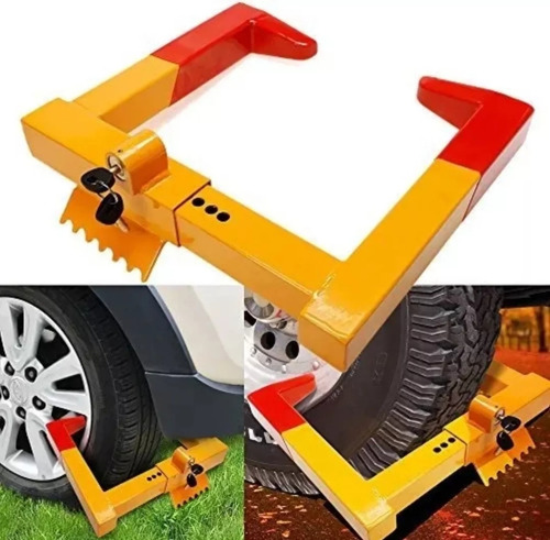 Traba Rueda Anti Robo Para Autos, Furgones, Camionetas
