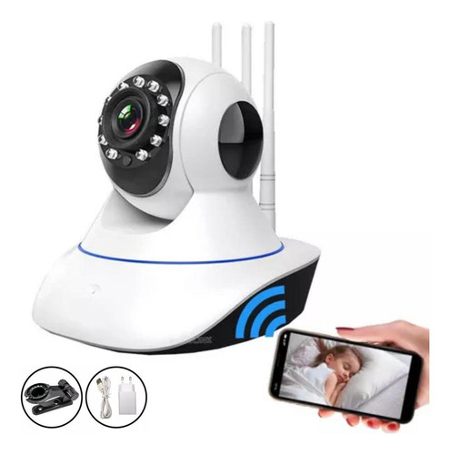 Câmera De Segurança Onvif Câmera Eletrônica Ip Wifi Hd 720p Visão Noturna Câmera Eletrônica Ip Wifi Hd 720p Visão Noturna Com Resolução De 1mp Visão Nocturna Incluída Preta