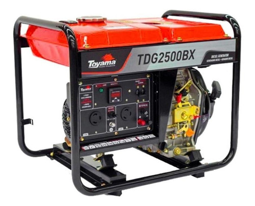 Gerador Diesel Toyama 2200w Biv 115/230v 2,5l Tdg2500bx