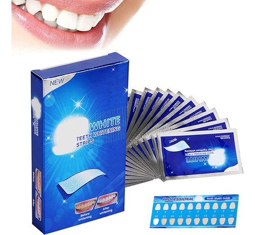 Dientes Tira Blanqueadora Dental, Limpia Los Dientes 7 Pares