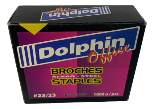 Broches Dolphin N° 23/23  X 1000 P/ Abrochadora  X 5 Cajas