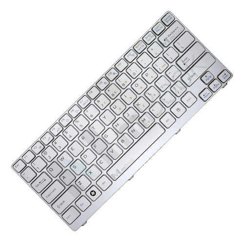 Teclado Sony Vaio Pcg-5j1l Pcg-5j2l Pcg-5k1l Cor Conforme Imagens Do Anúncio Idioma Inglês Us