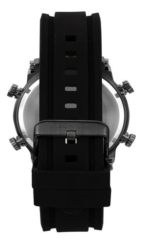 Relógio Masculino Technos Bjk006aa/4p 48mm Silicone Preto
