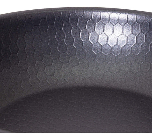 Sartén Plano Excálibur De Acero Inoxidable Negro 28cm