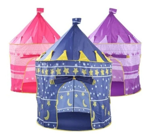 Imagen 3 de 3 de Carpa Castillo De Princesa Plegable 135cm Alto
