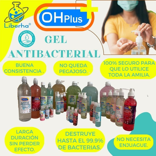 Gel Antibacterial Aromas 250 Ml (16 Pzs)