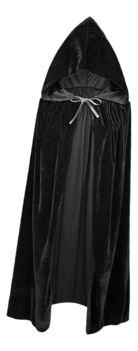 Capa Larga Con Capucha Para Halloween, Capa Suave Para