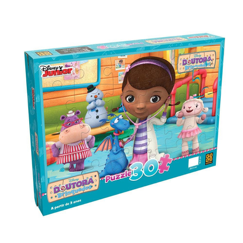 Puzzle Doutora Brinquedos 30 Peças Grow 03217