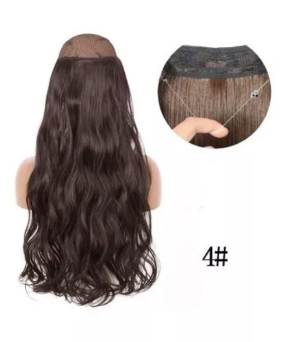 Cabelo Liso Ondulado Iara Longo Bio Long Hair 70cm 280g - Morena